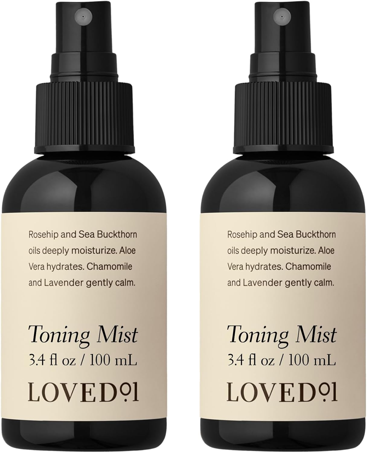 Face & Body Toning Mist, John Legend Skincare, Hydrating & Cleansing Serum, Moisturizing Spray, Alcohol-Free, Formulated with Witch Hazel & Aloe Vera, 2-Pack (3.4 oz each)