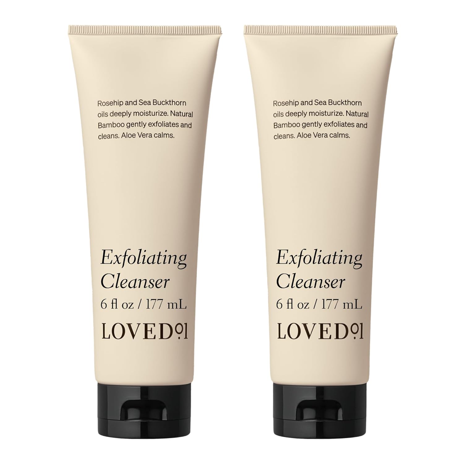Face & Body Exfoliating Cleanser, John Legend Skincare, Hydrating & Moisturizing Wash, Helps Skin Irritation, with Mandelic Acid for Gentle Exfoliation, 2-Pack (6 oz each)