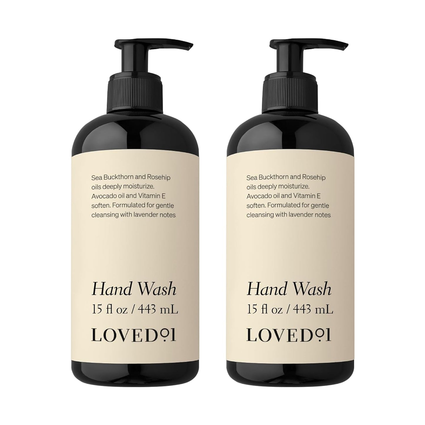 Hand Wash, John Legend Skincare, Liquid Hand Soap, Gentle & Hydrating, Cruelty-Free, Formulated with Nourishing Oils & Soft Lavender, 2-Pack (15 oz each)