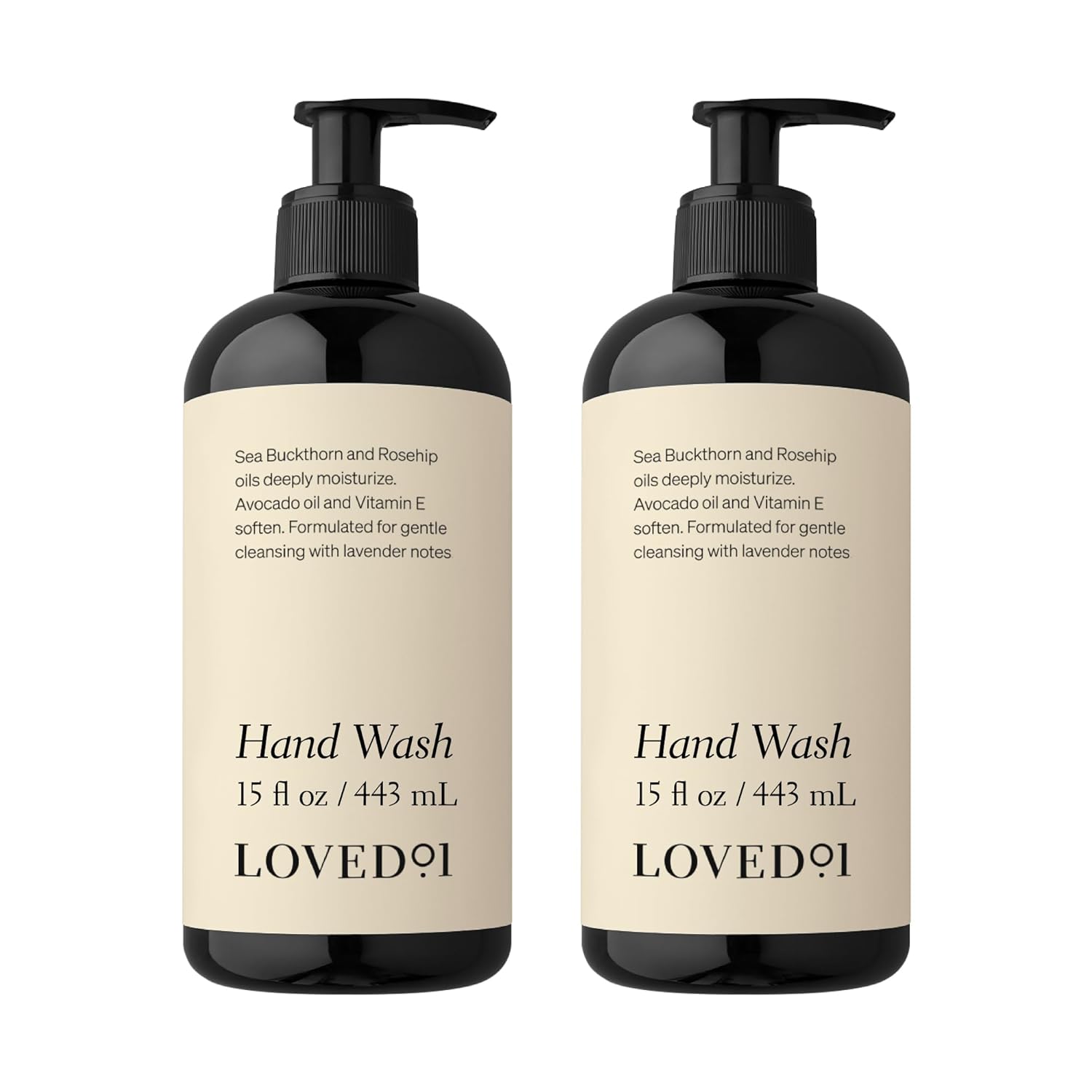 Hand Wash, John Legend Skincare, Liquid Hand Soap, Gentle & Hydrating, Cruelty-Free, Formulated with Nourishing Oils & Soft Lavender, 2-Pack (15 oz each)