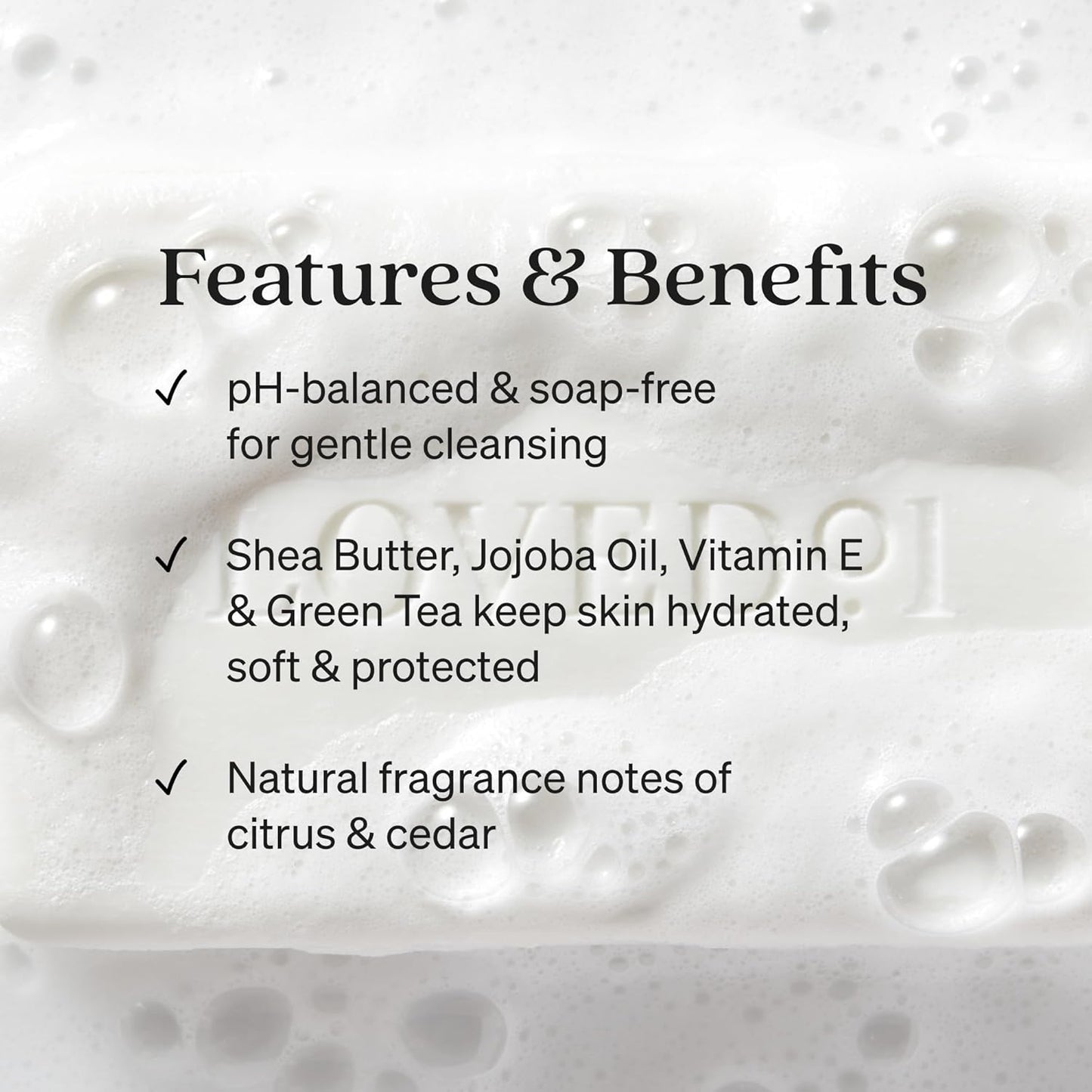 Face & Body Cleansing Bar, John Legend Skincare, Soap-Free & Gentle Non-Stripping Cleanser, Moisturizing with Shea Butter (4 Bars, 4 oz per bar)