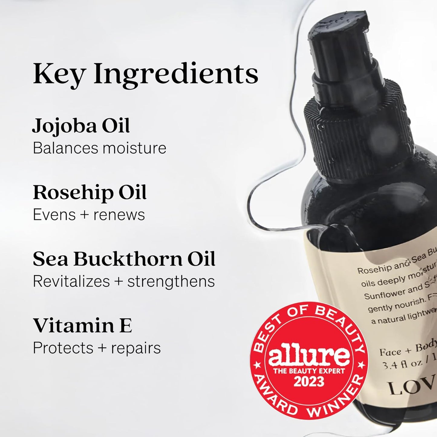 Exfoliating & Hydrating Bundle, Exfoliating Cleanser & Lightweight Face & Body Oil (2-Pack 6 Oz Cleanser & 2-Pack 3.4 Oz Face & Body Oil)