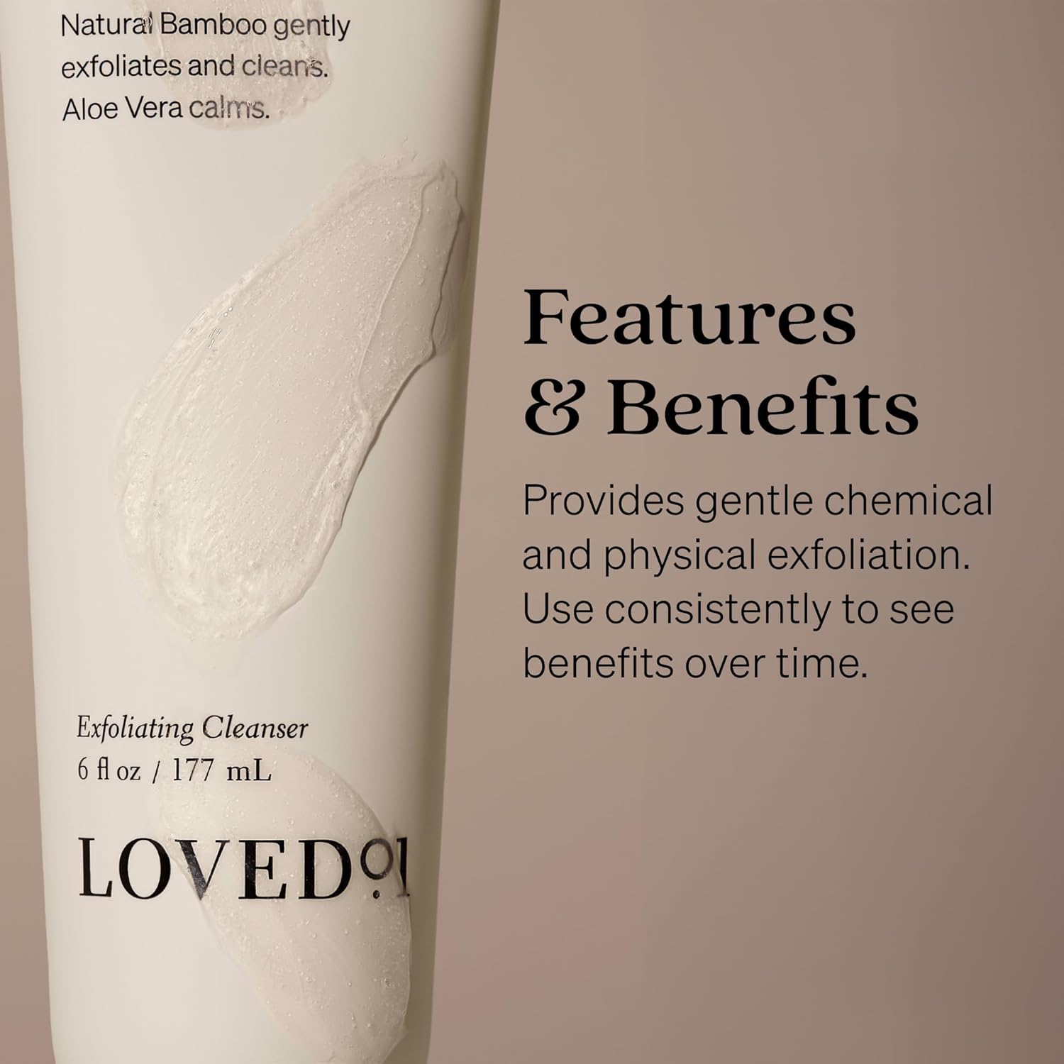 Face & Body Exfoliating Cleanser, John Legend Skincare, Hydrating & Moisturizing Wash, Helps Skin Irritation, with Mandelic Acid for Gentle Exfoliation, 2-Pack (6 oz each)