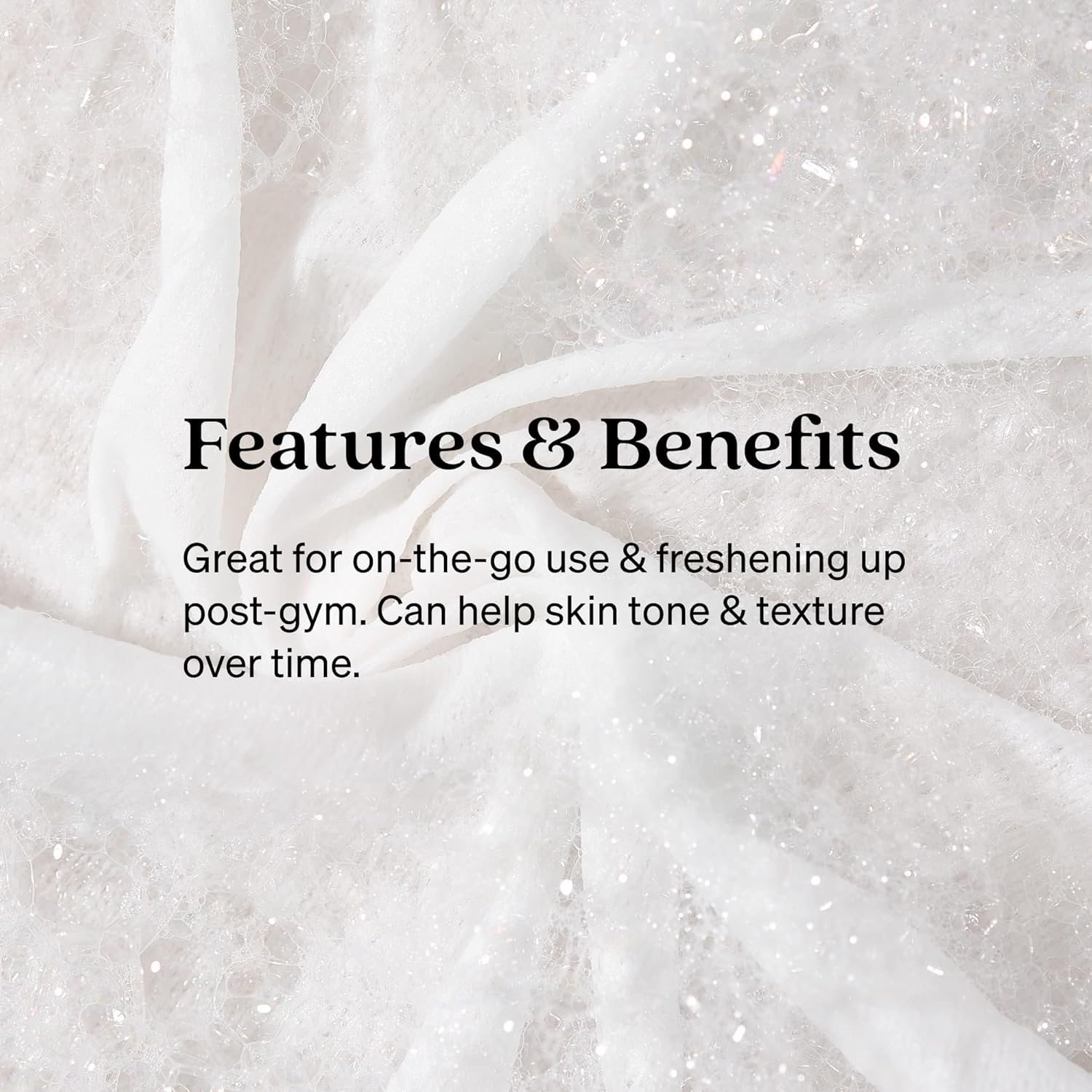 Cleansing & Exfoliating Bundle, Salicylic Acid Cleansing Wipes & Hydrating Exfoliating Cleanser (2-Pack 6 Oz Cleanser & 48-Pack Wipes)